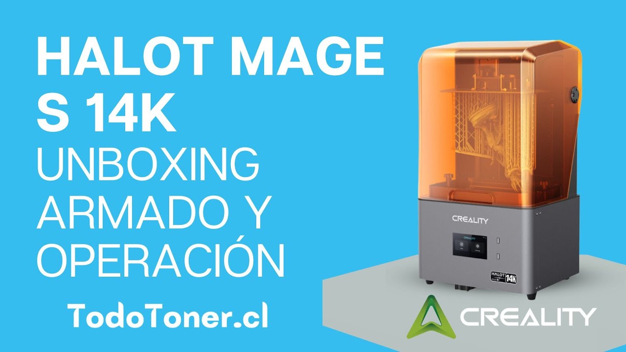 CREALITY HALOT MAGE S 14K | Unboxing y Tutorial de Armado 🛠 (En Español)