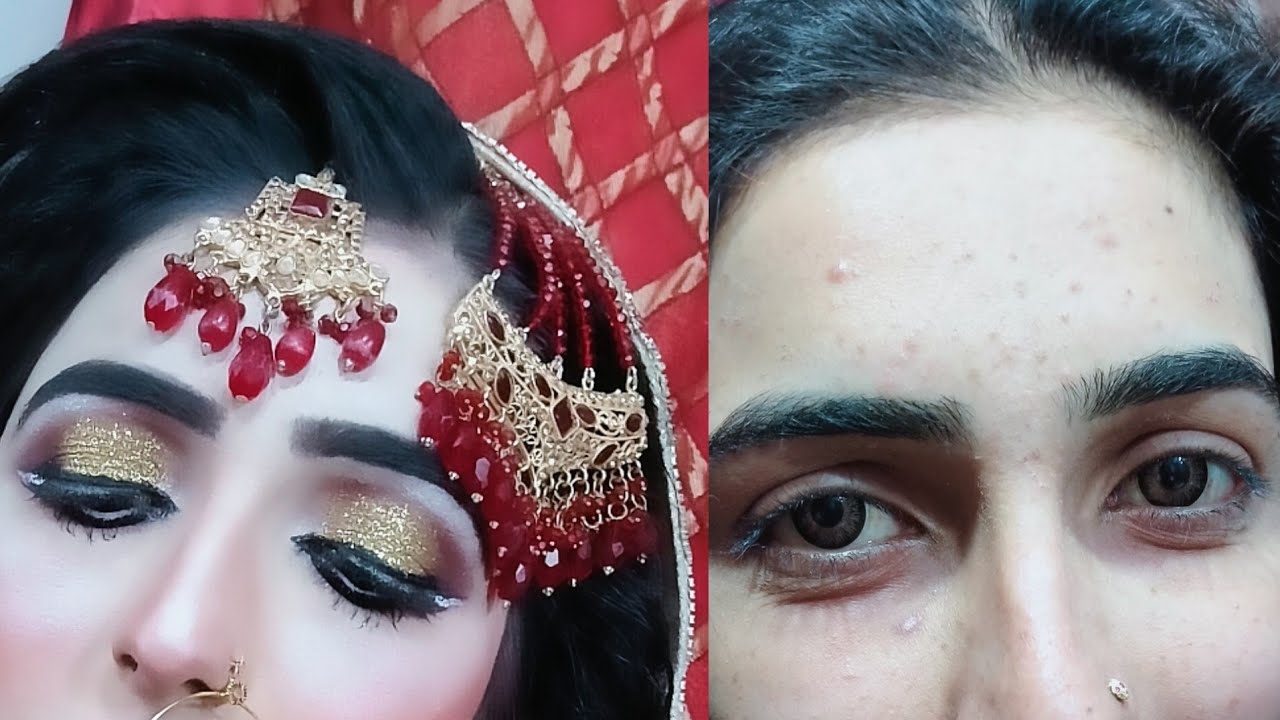 Pakistani bridal makeup tutorial | bridal makeup karne ka tarika | farwa vlogs 