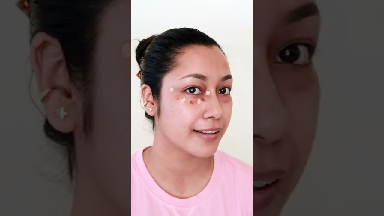 Mixing Concealer Technique to Cover Puffy & Dark Under Eye #makeup
