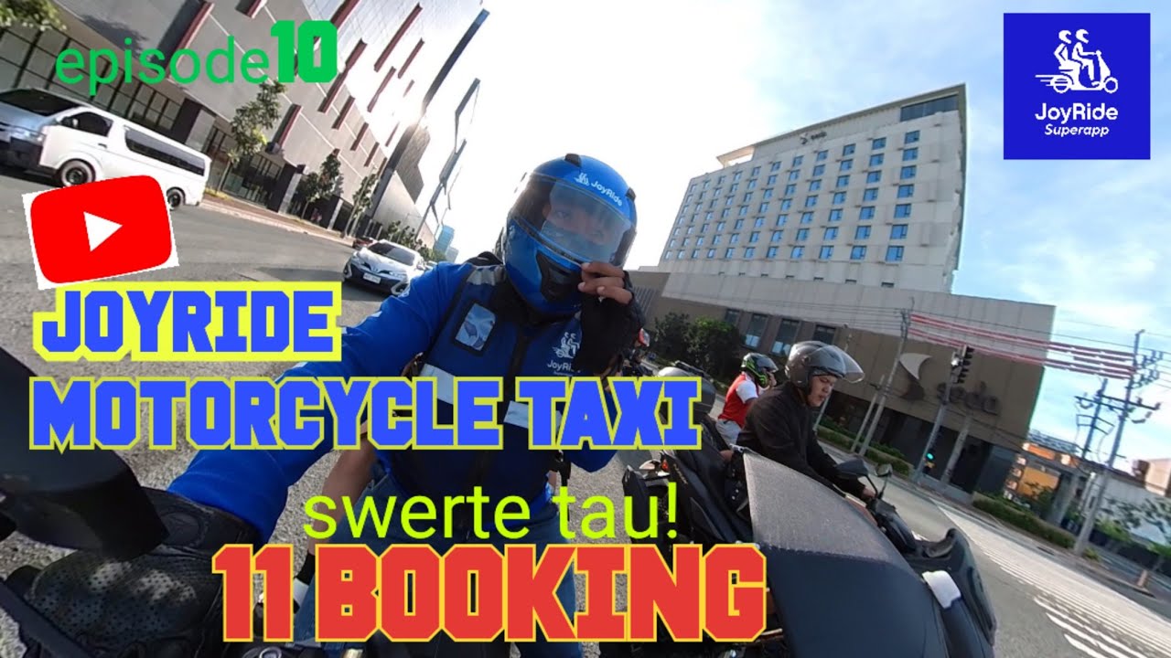 episode10 JoyRide motorcycle taxi ,11 booking kahit ma ulan tuloy parin ang byahi