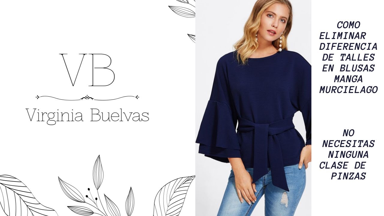 PASO A PASO MANGA MURCIÉLAGO /HOW TO MAKE BATWING STYLE BLOUSE