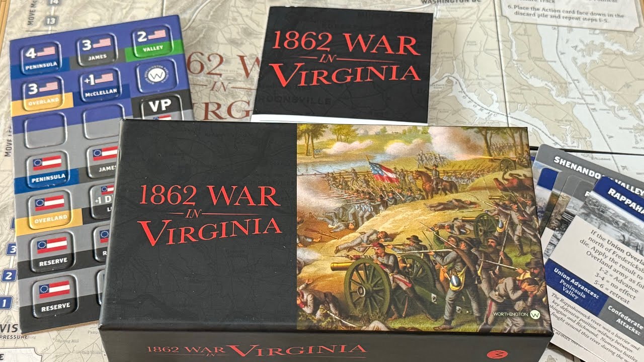Война 1862 года в Вирджинии (Уортингтон) &mdash; распаковка и дань уважения серии игр-пасьянсов Solitai...