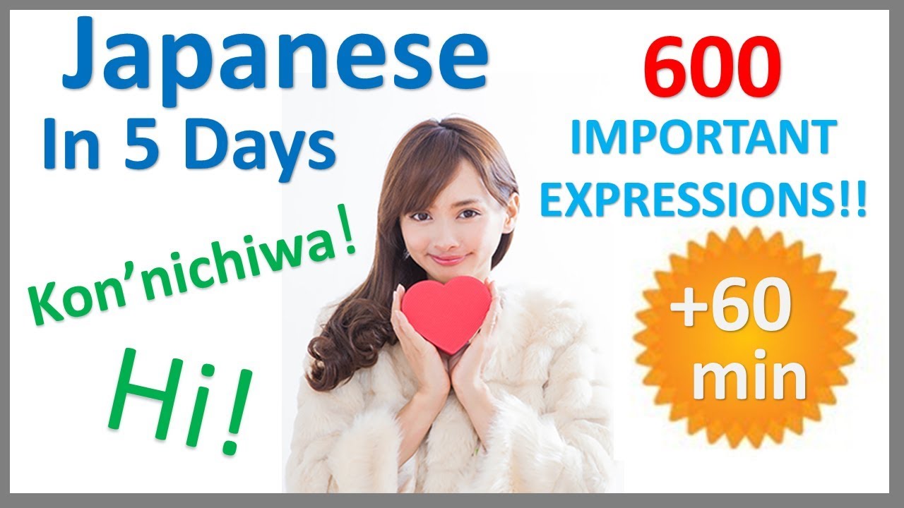 Learn Japanese in 5 days- Conversation for Beginners