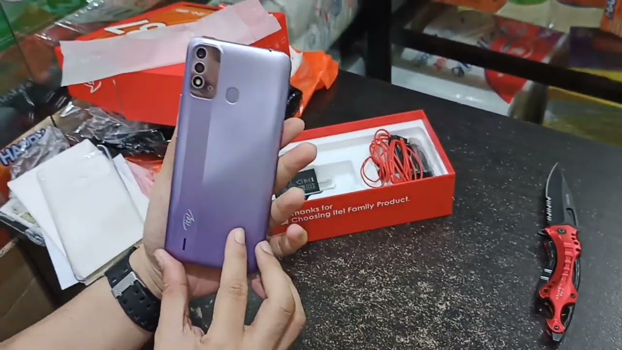 iTel P37 smart phone / Ai dual rear Camera 8mp / unboxing