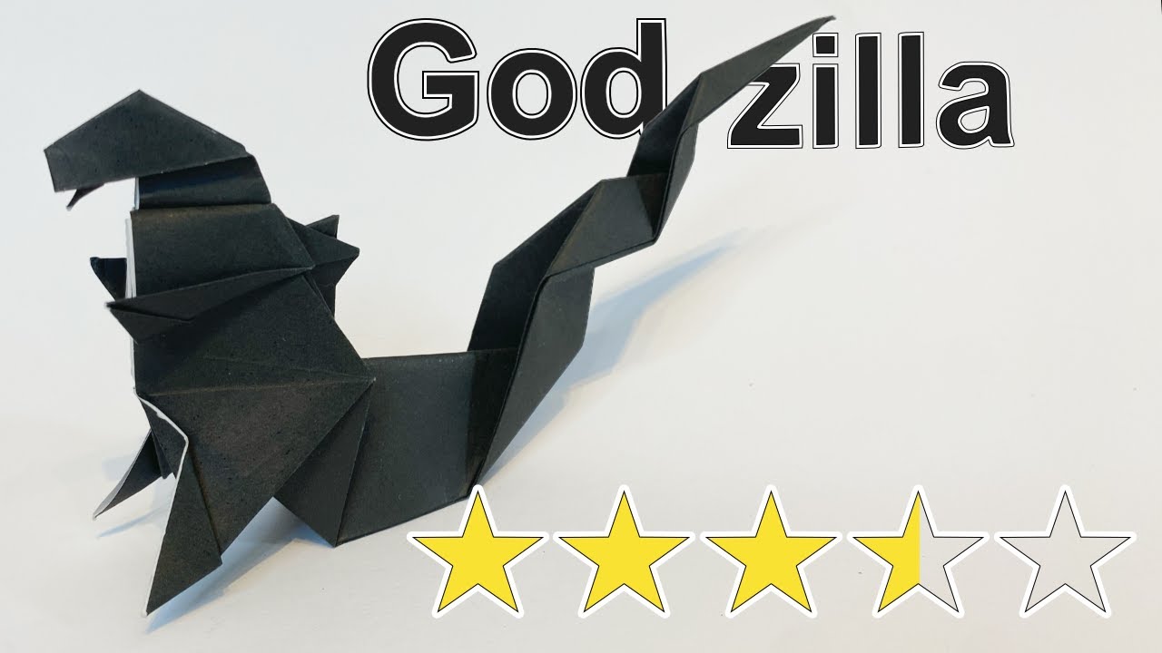 How to make Origami Godzilla 〜ゴジラ〜  | DIY Easy Origami Paper Folding
