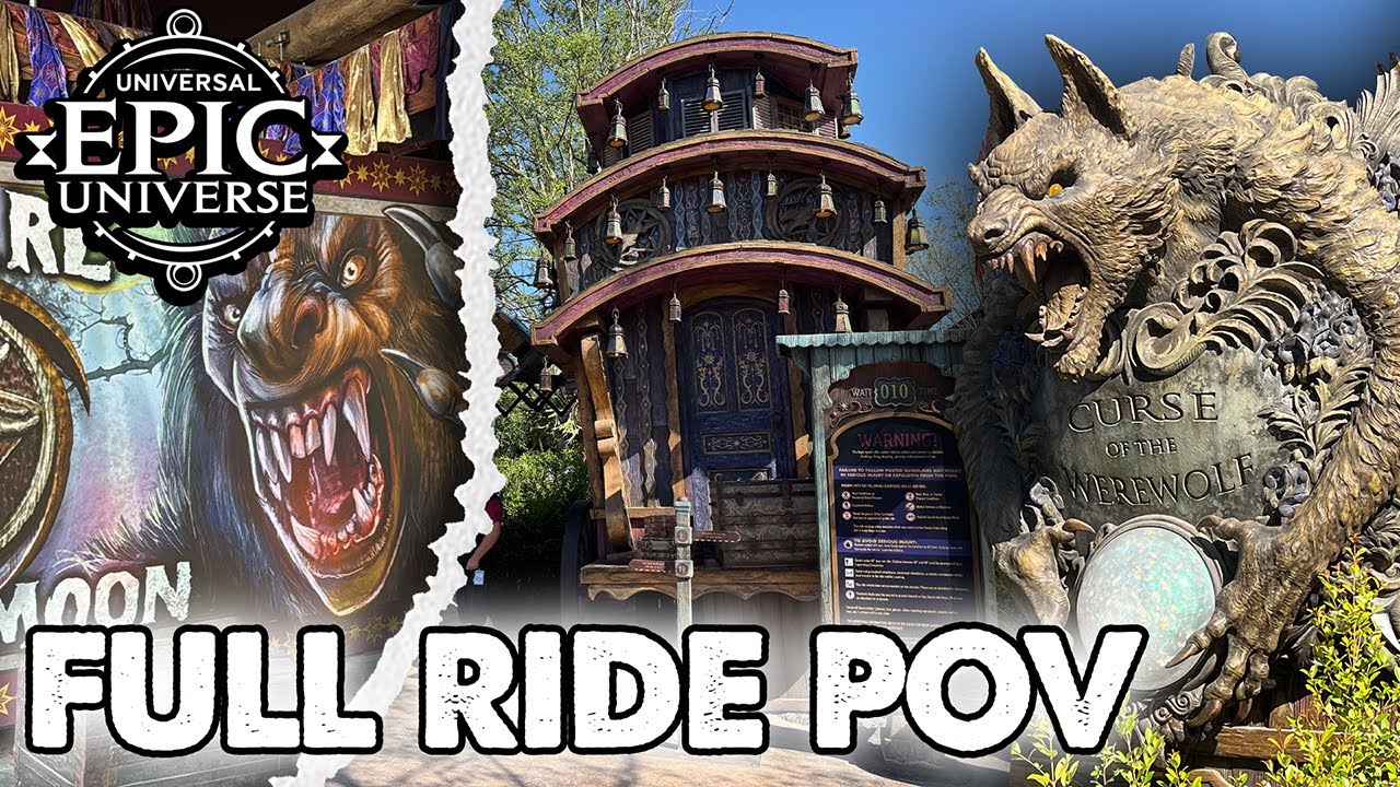 Curse of the Werewolf - Full Ride POV from Universal Epic Universe