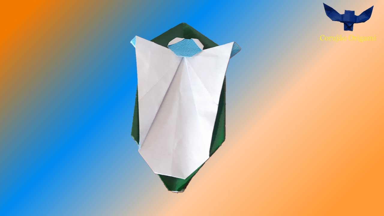 Como fazer Origami MENINO JESUS rápido e fácil - artesanato em papel - paper craft