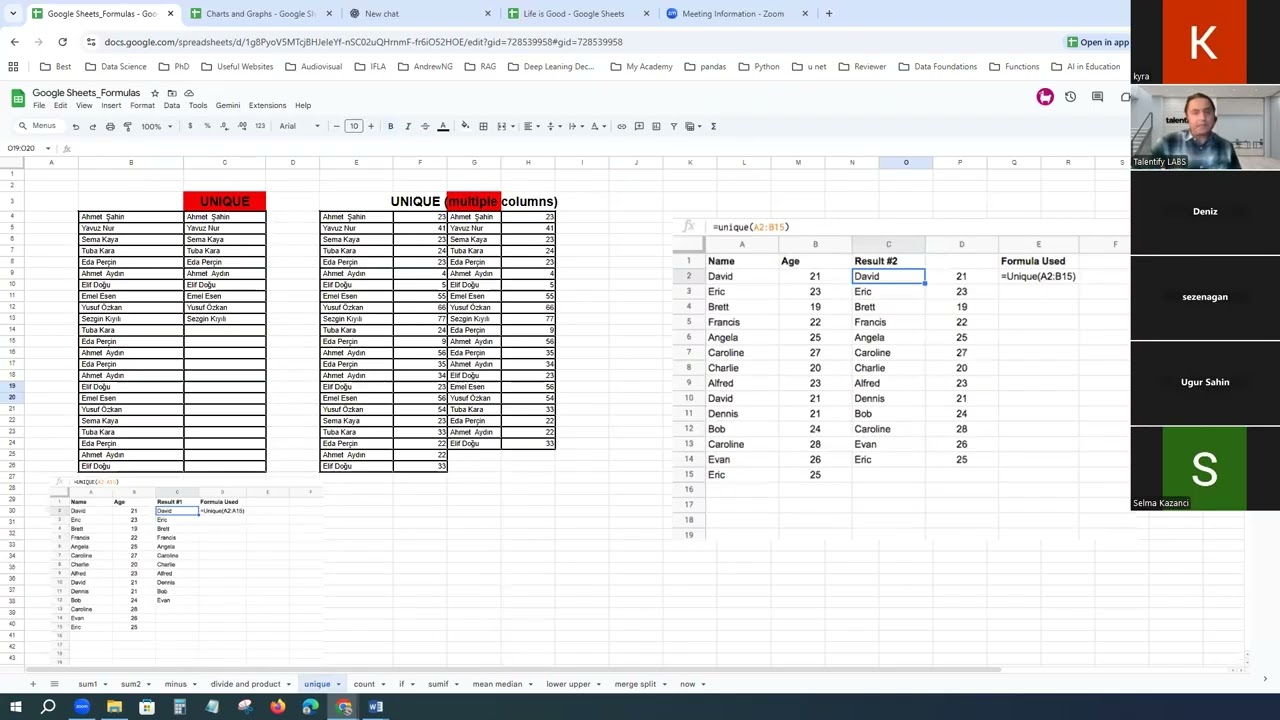 Google Sheets 2 February 2026   2nd Session