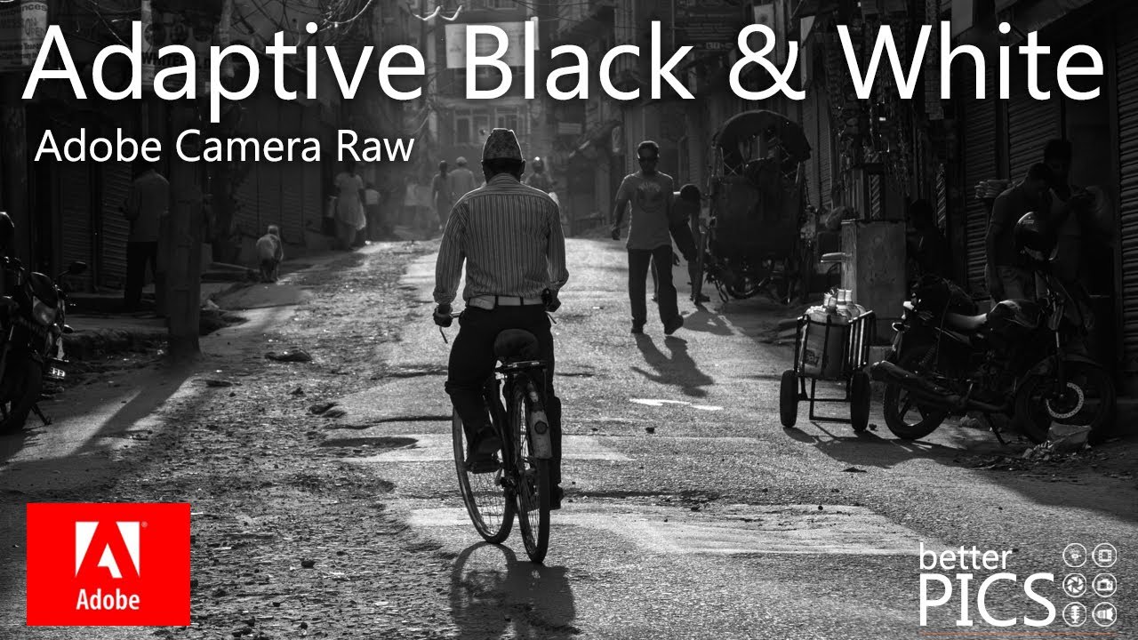 Adaptive Black and White Colour Profile with Adobe Camera Raw V17.2 | #AdobeCameraRaw #BlackandWhite