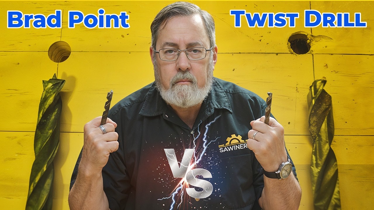 Twist Drill vs Brad Point Drill