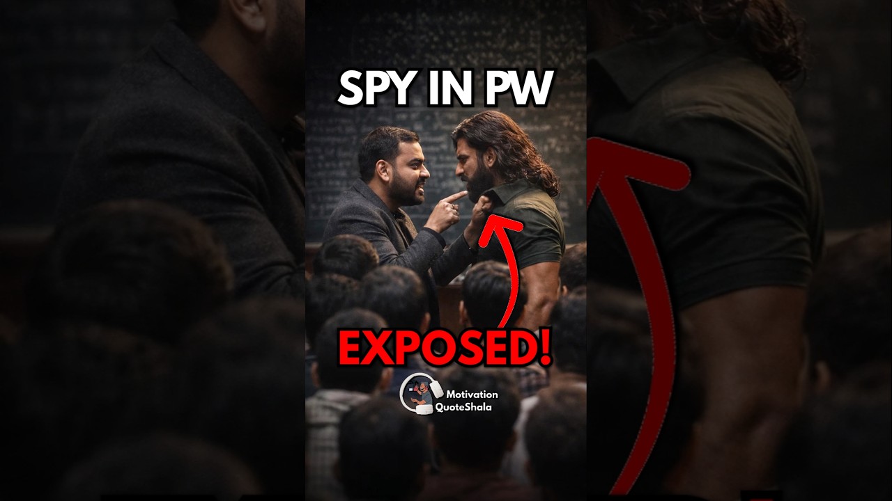 1 Dangerous SPY 😱 in Physics Wallah