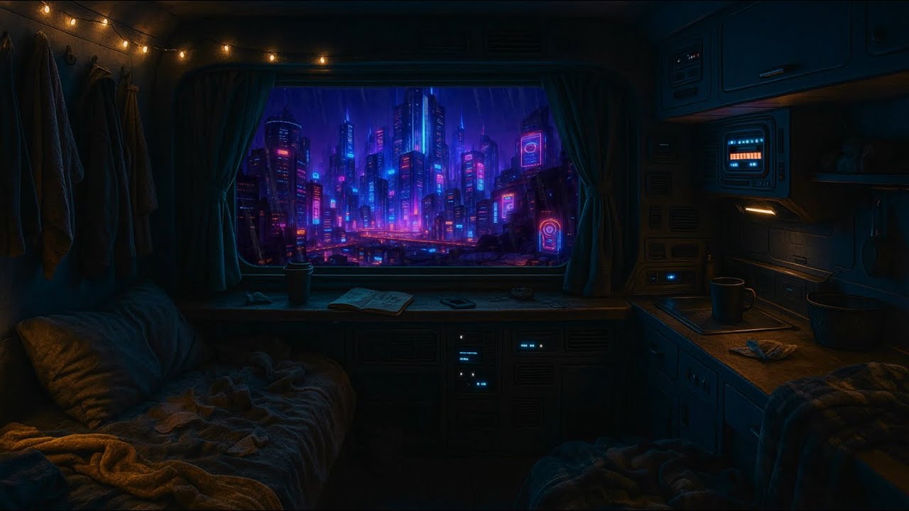 my room, year 2158...