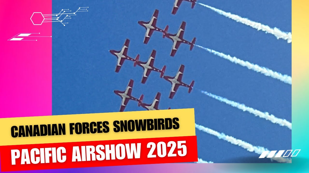 Canadian Forces SNOWBIRDS Pacific Airshow 2025 Huntington Beach in 3D Binaural Sound 🎧