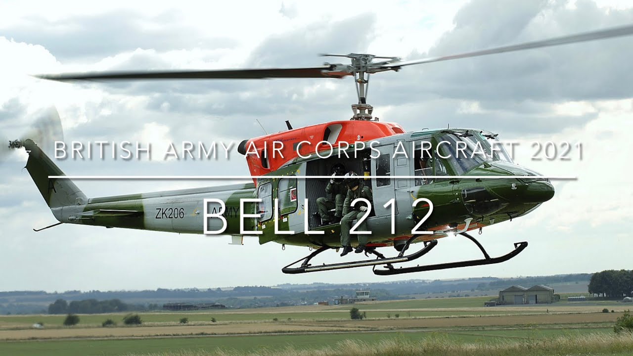 British Army Air Corps Aircraft 2021 - Bell 212