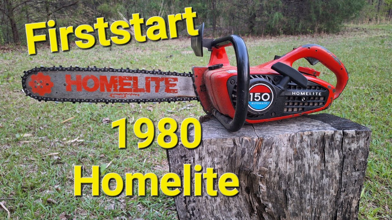 First start 1980 Homelite 150 Automatic