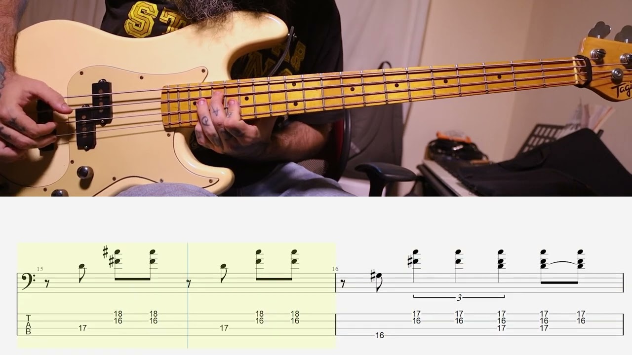 Charlie Brown Jr. - Caf&eacute; Fundation (Bass Cover COM TAB) #9