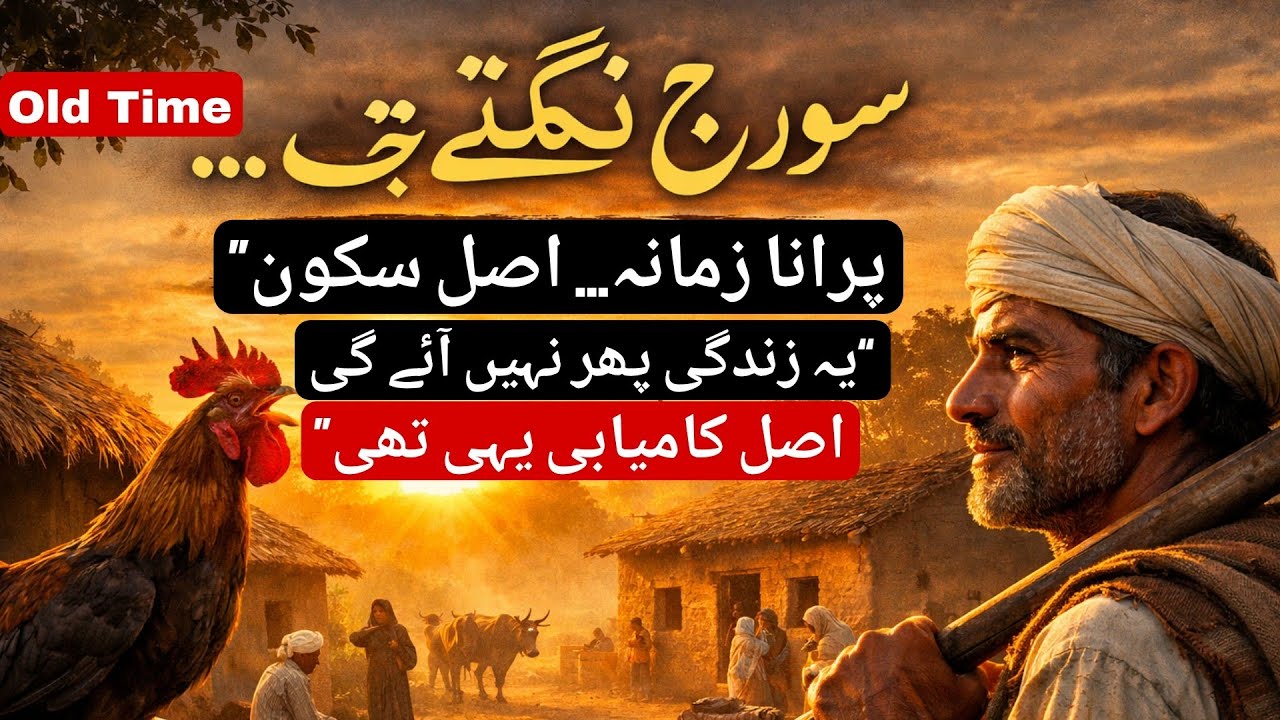 “Suraj ke sath uthne wali zindagi – Purane zamane ke log kyun zyada khush aur kamyab thay?”