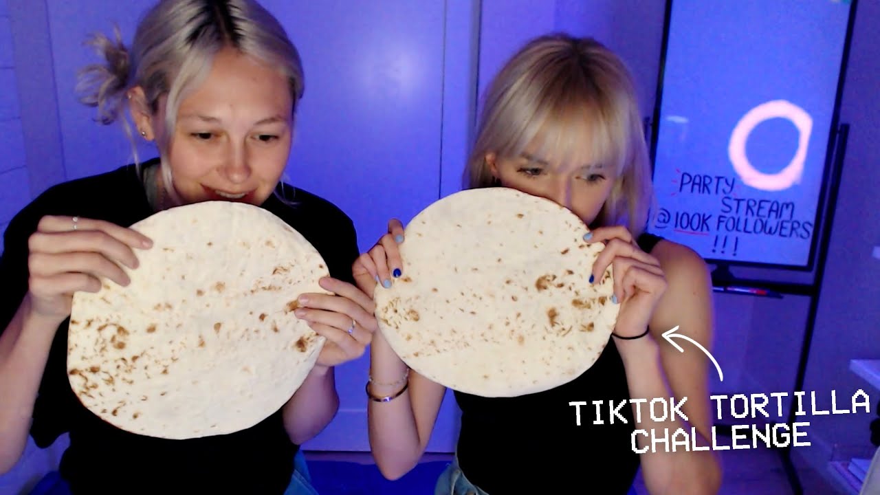 slapping each other with tortillas