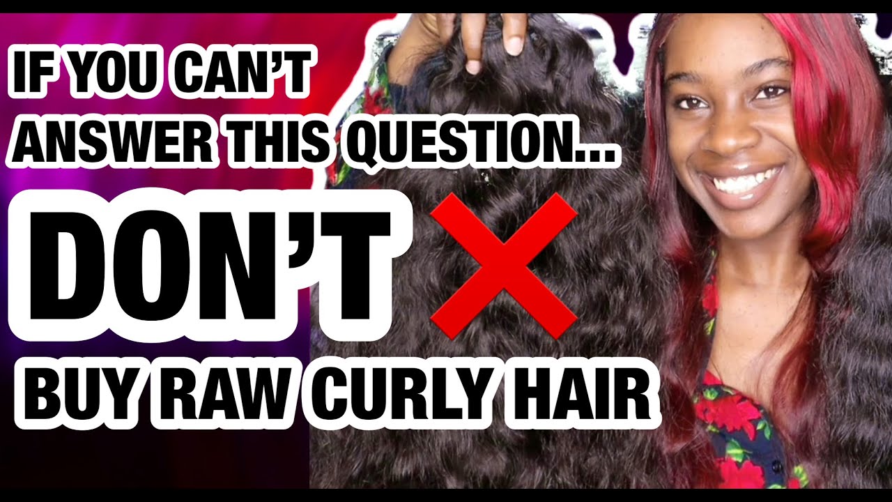 Raw Indian Curly before and after install