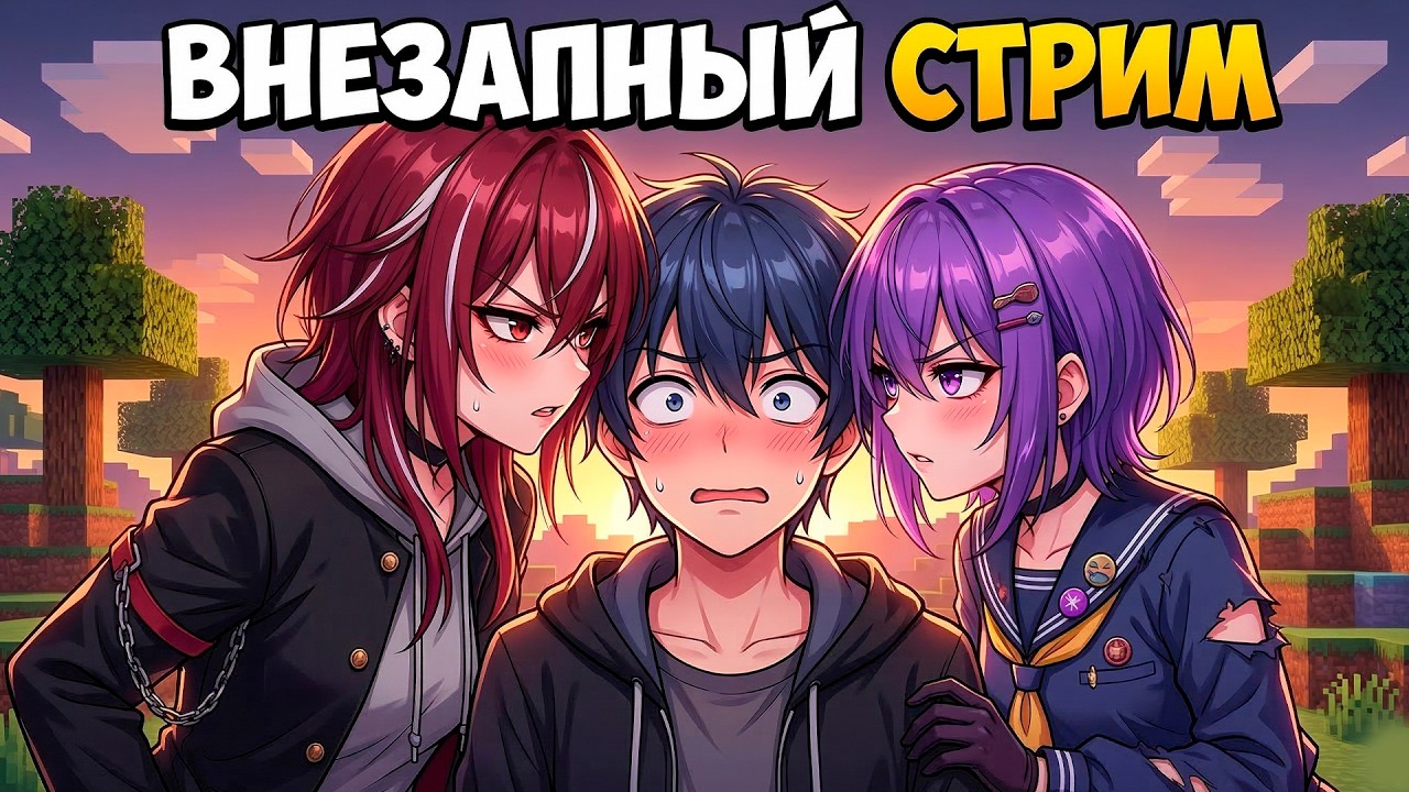 ВНЕЗАПНЫЙ СТРИМ! БОЛТАЕМ И ИГРАЕМ В МАЙНКРАФТ СТРИМ МЫШАРИКА!