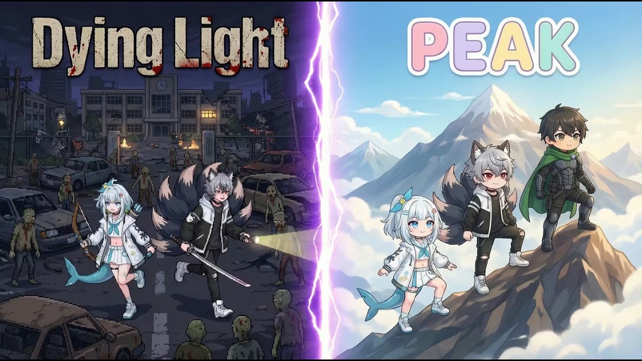 dying light + peak | de parkour en parkour | parte 2 XD