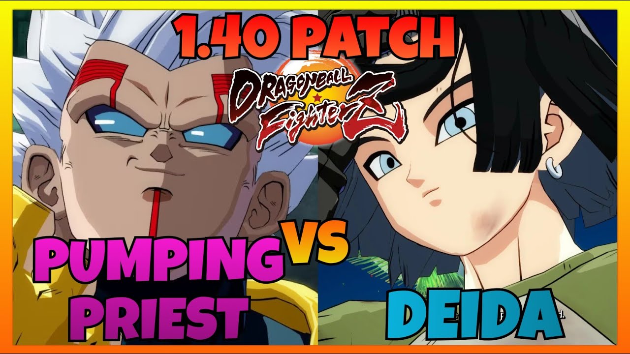 DBFZ 1.40 - PUMPINGPRIEST vs DEIDA gameplays (Super Baby 2, Nappa, UI Goku vs UI Goku, Kid Buu, A17)