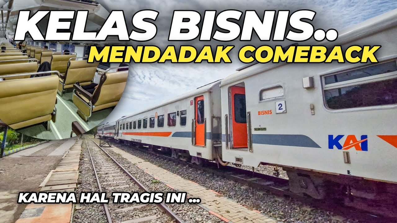 KELAS BISNIS KEMBALI HADIR‼️NAMUN KARENA HAL INI.. Trip KA Jenggala Rangkaian Darurat Kelas Bisnis