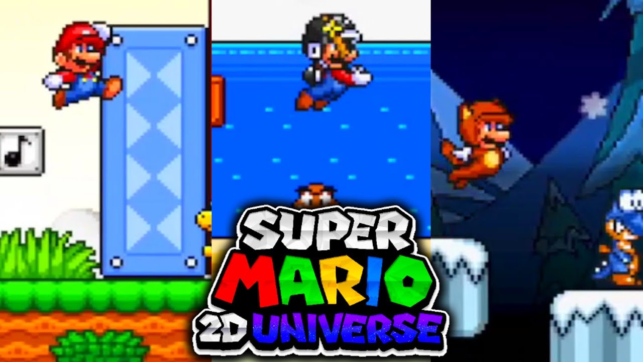 Super Mario 2D Universe! - Creative and Fun Mario Fan Game