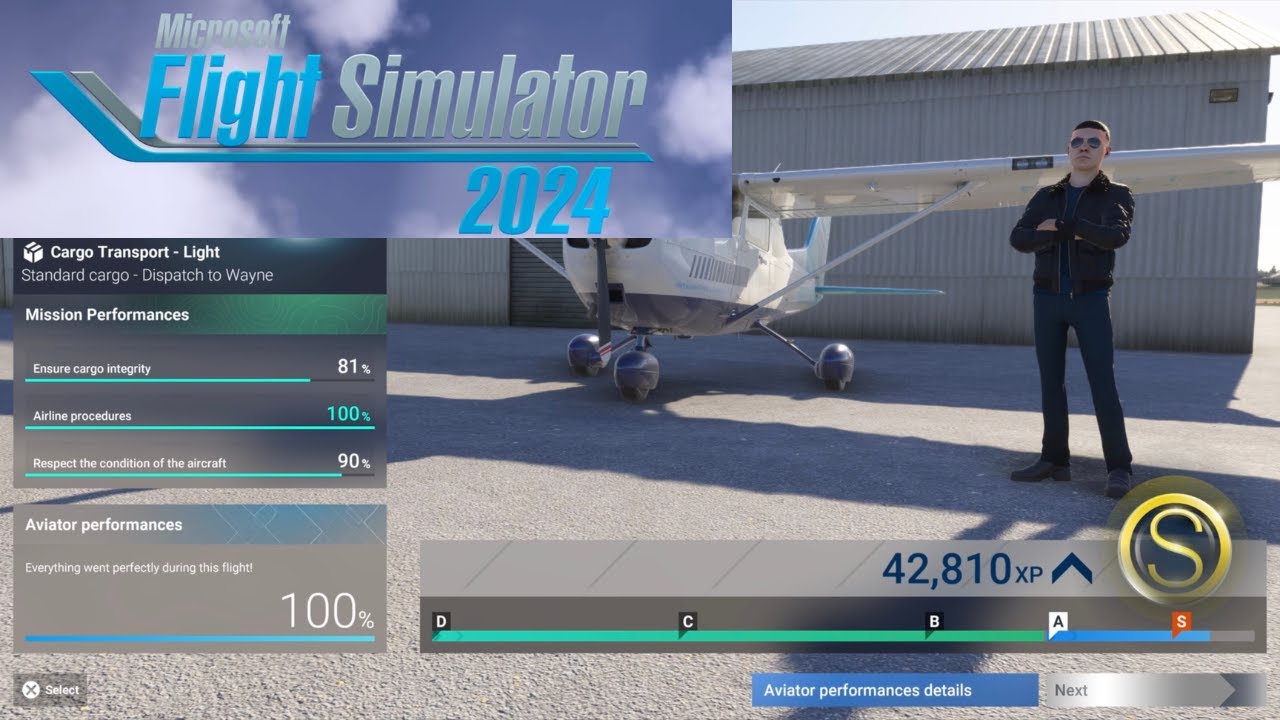 First Light Cargo Mission Complete! Highest Rating Earned &ndash; Microsoft Flight Simulator PS5