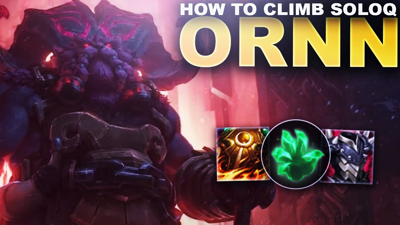 HOW TO CLIMB SOLOQ WITH TANKS! ORNN | League of Legends