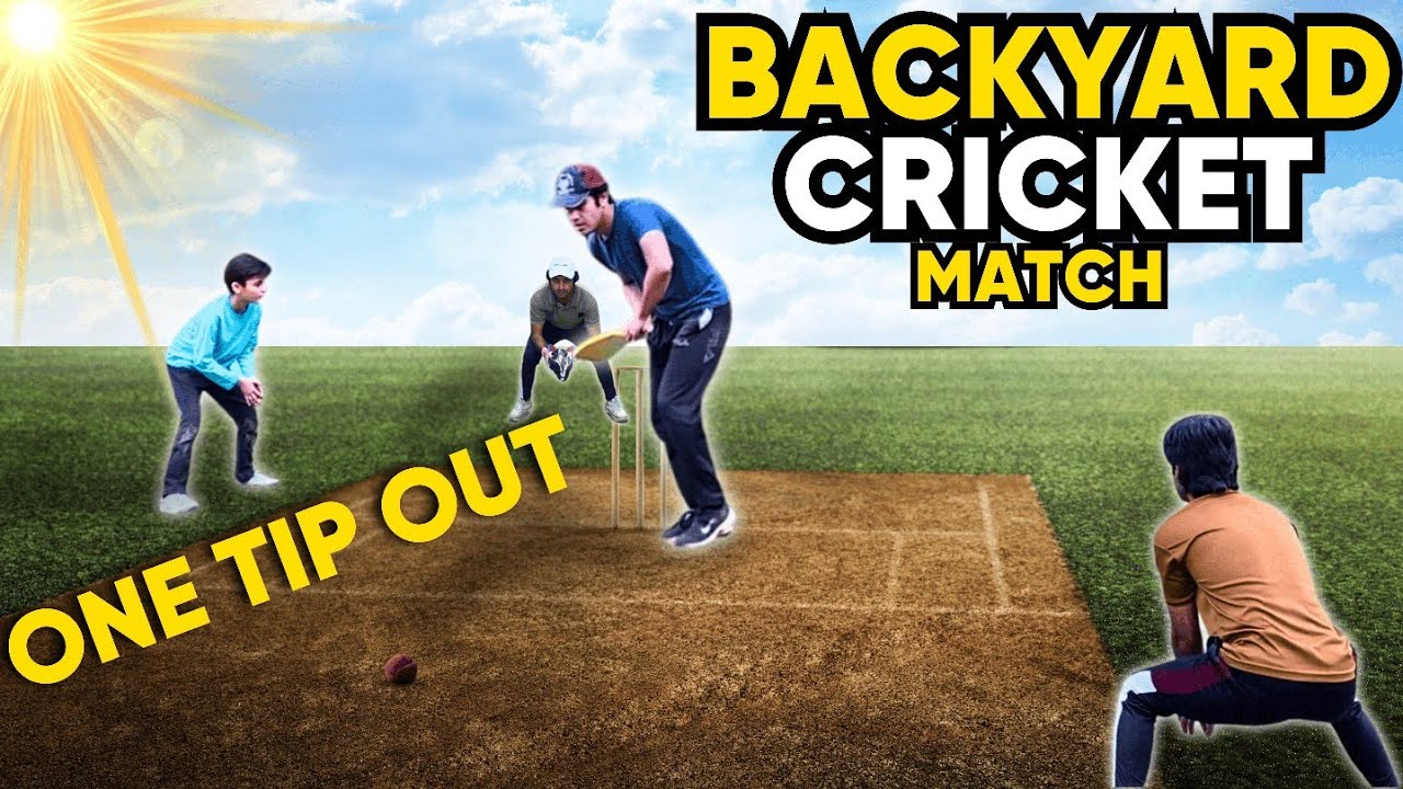 Backyard Cricket Match | One Tip Out | Basit vs Wahab vs Shayan vs Musa | Off Yorker