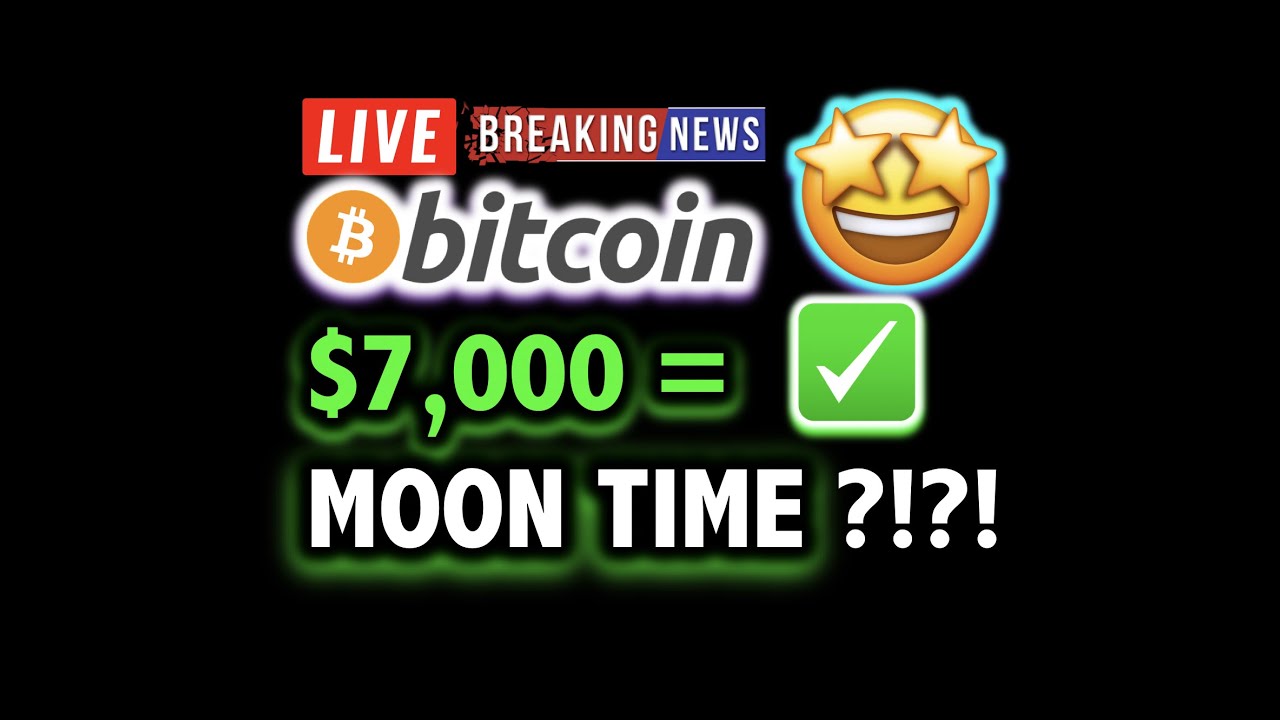 BITCOIN TO MOON AFTER $7K?! 🎯*New Targets* 🎯 LIVE Crypto Analysis TA & BTC Cryptocurrency Price News