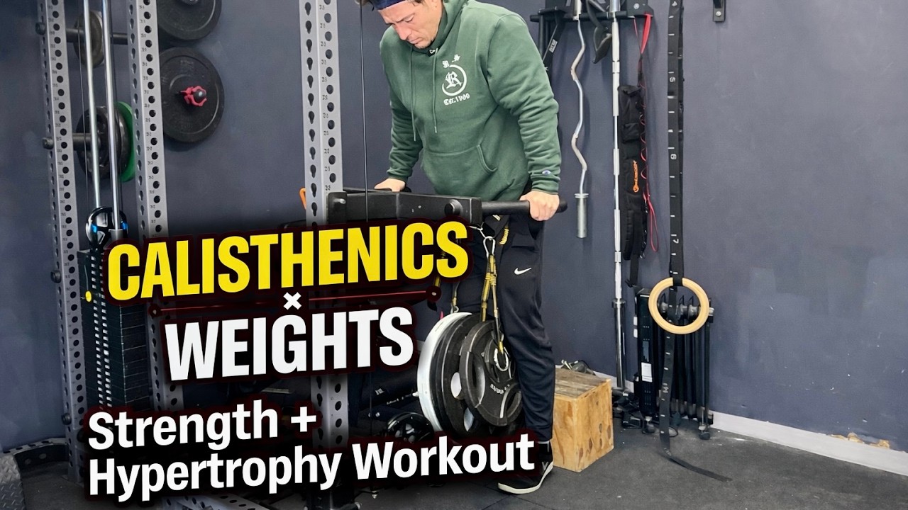 HYBRID STRENGTH & HYPERTROPHY WORKOUT | HEAVY PULL-UPS + DIPS | CALISTHENICS X WEIGHTS