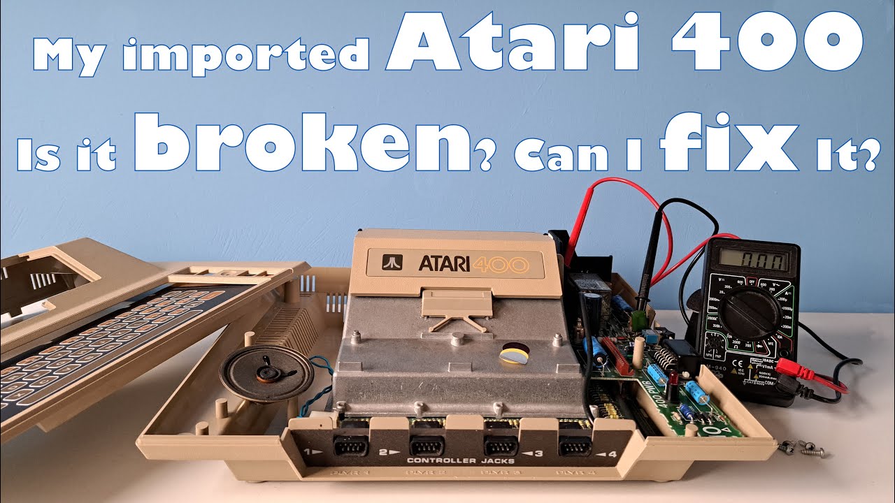 My imported Atari 400. Is it broken? Can I fix it? (Part 2)
