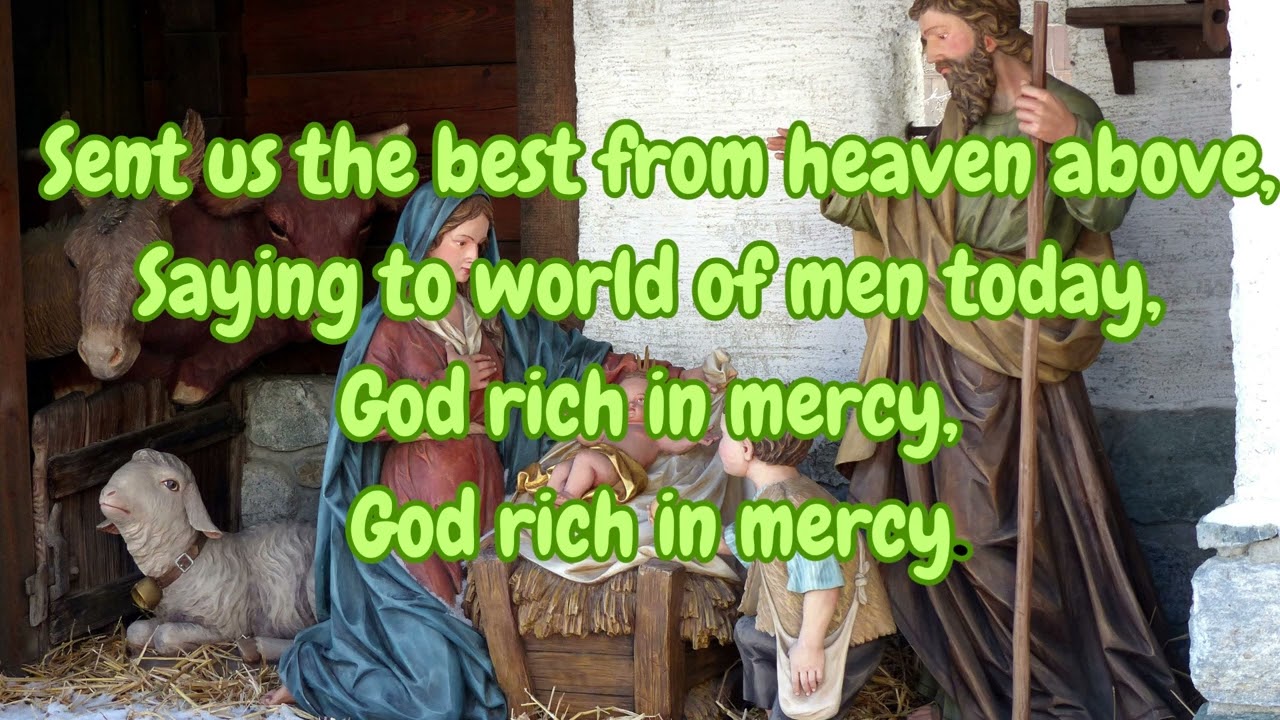 God rich in mercy, This world was lost and so undone, Just look at what sin has done,