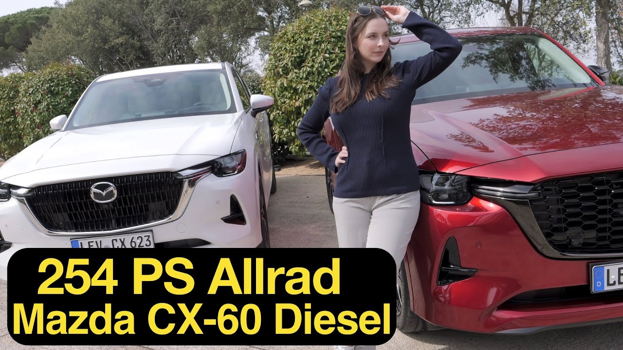 Mazda CX-60 e-Skyactiv D 254: Für wen Allrad und 254 PS besser sind als 200 PS [4K] - Autophorie