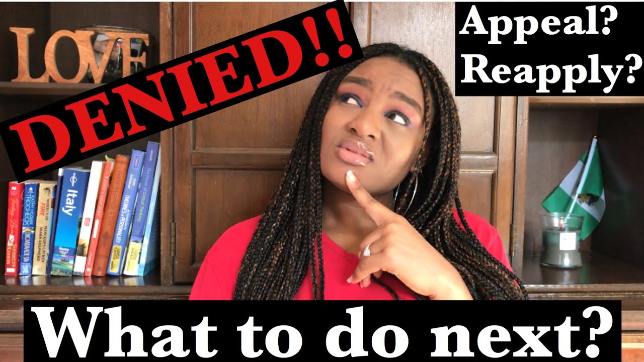 WHAT TO DO AFTER VISA REJECTION || How to appeal or Reapply Schengen Visas