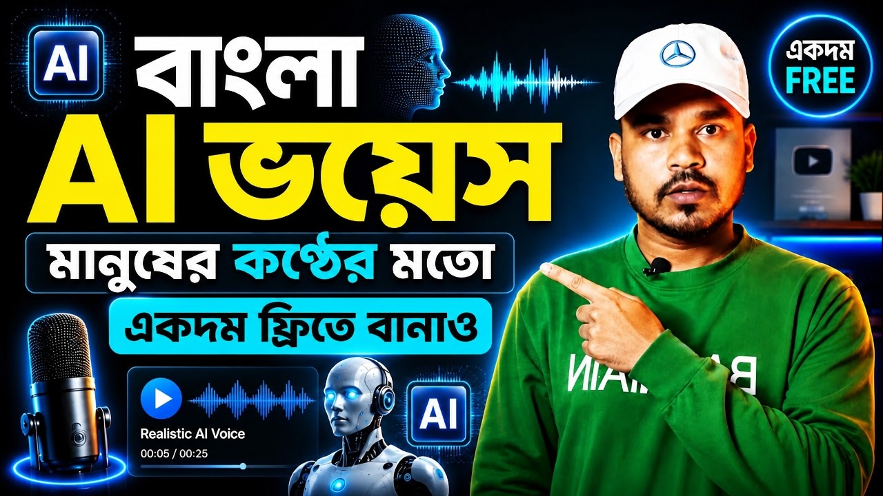 Create Realistic AI Voices / Free AI Voice Generator Bangla