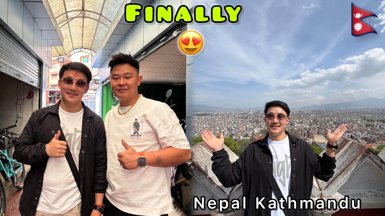 Finally Nepal 🇳🇵Kathmandu ma @rajkumarthapamagar32 sanga bhetbayo😍