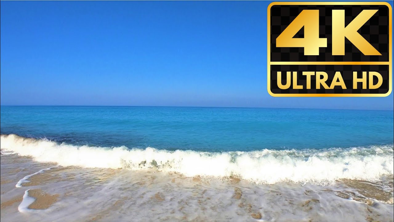 Magical Greece 🇬🇷 in 4K | sea waves beauty and sounds for quick Relaxation, Meditation, Nap