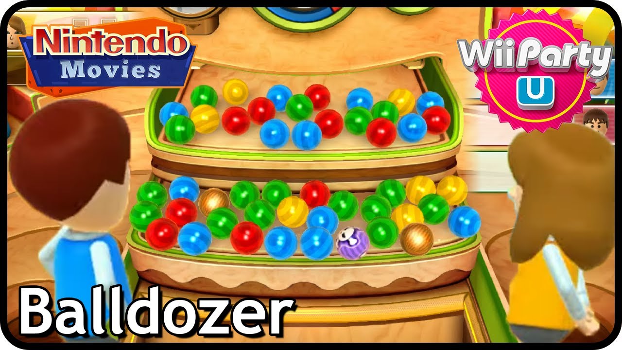 Wii Party U - Balldozer (4 Players, Maurits vs Rik vs Thessy vs Anja)