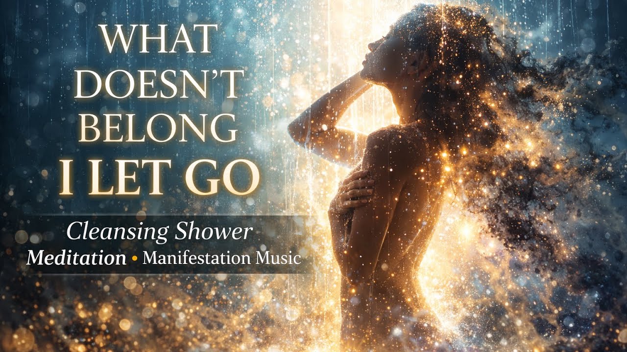 WHAT DOESN’T BELONG, I LET GO ✨ Shower Cleansing Meditation | Manifestation Affirmation Music