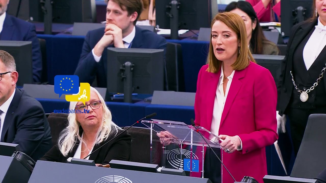 💜 “When Women Step Back, Europe Loses” – Metsola’s Powerful Women’s Day Speech!