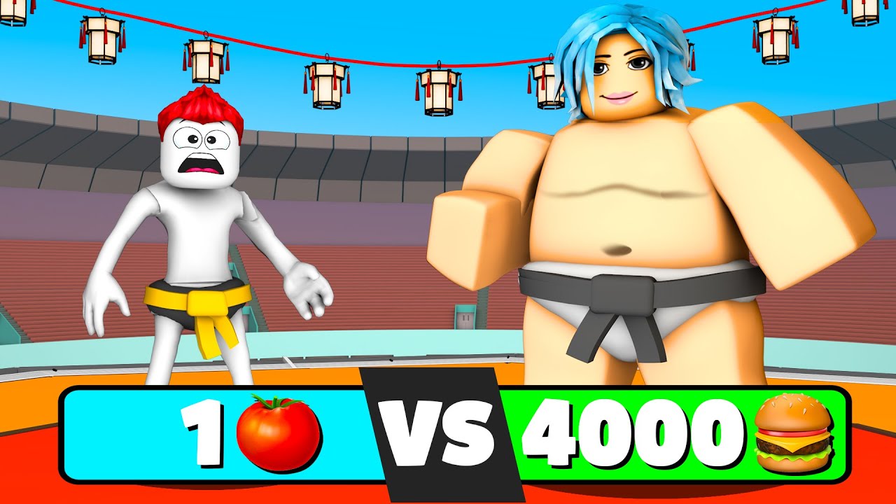 WIR ESSEN UNENDLICH im SUMO SIMULATOR in Roblox