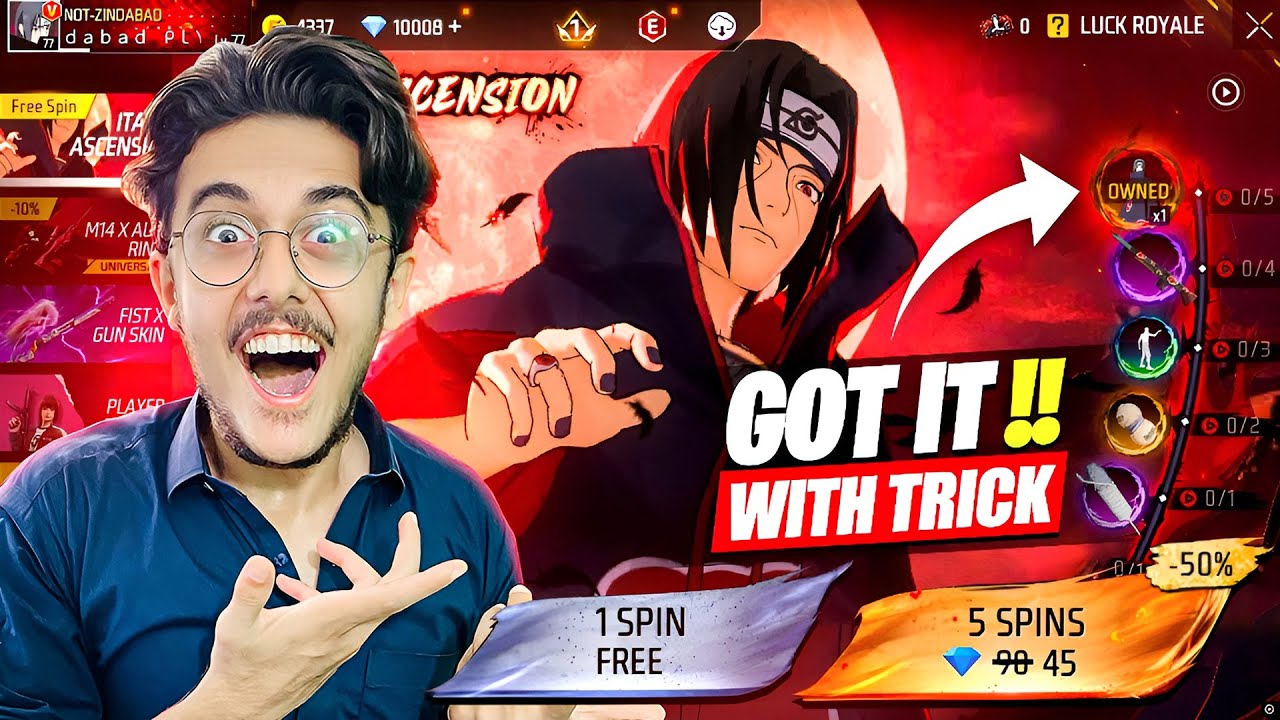 Get Itachi Bundle FREE in Free Fire With This Secret Trick!