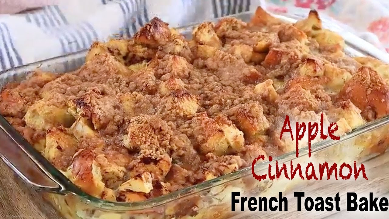 Французские тосты с яблоками и корицей