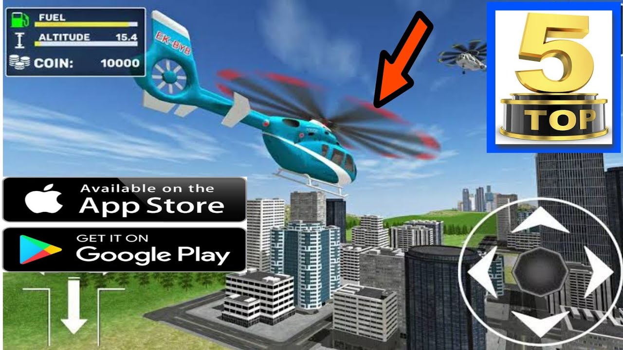 TOP 5 HELICOPTER GAMES FOR ANDROID