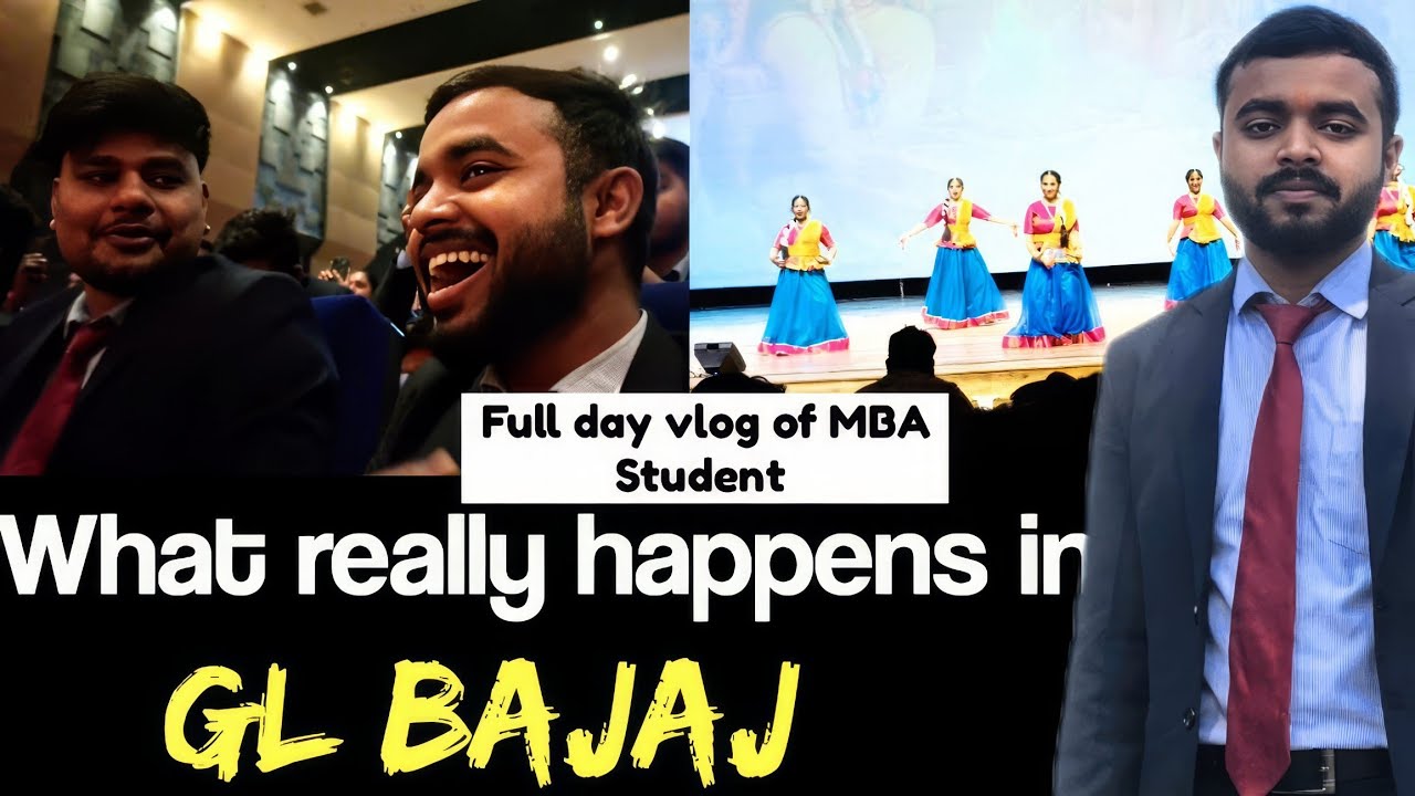 What Really Happens in GL Bajaj MBA? Full Day Vlog 🎓