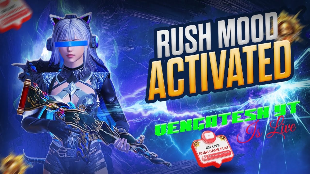 VENKATESH YT ON LIVE..💥[ V4.3:8th Anniversary😈] #pubgmobile  #bgmi #rankpush