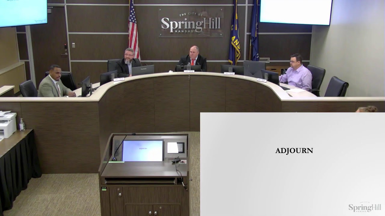 Spring Hill City Council Regular Meeting: January 12, 2026